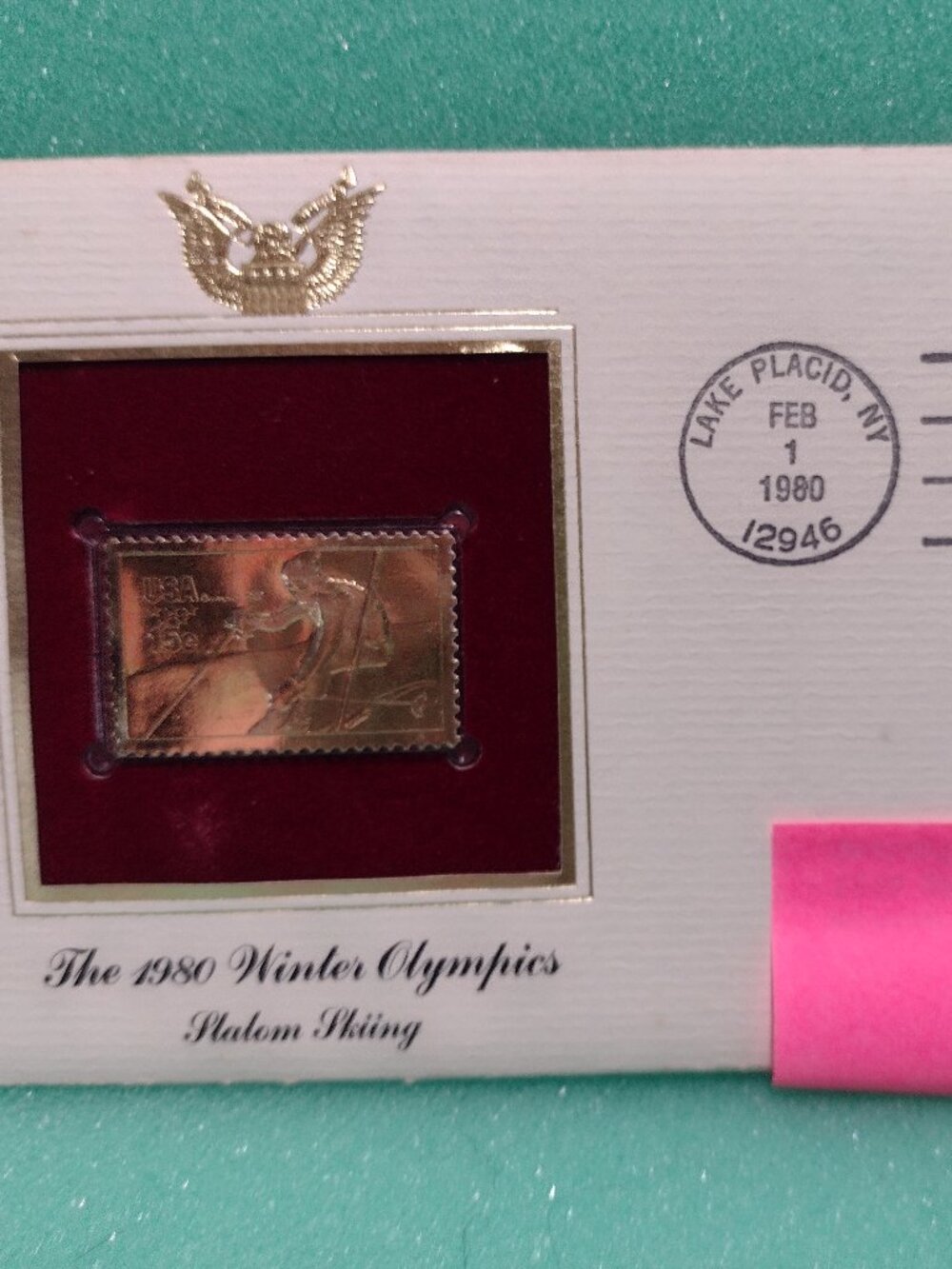 22 kt Golden Replicas of United States Stamps 1980 - Picture 3 of 16